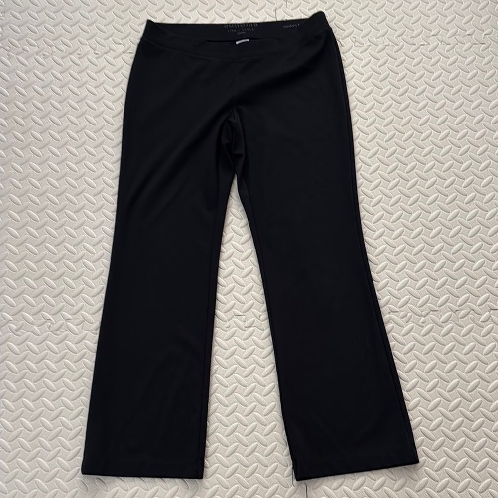 Sonoma Life + Style Petite Modern Boot Black Pants
